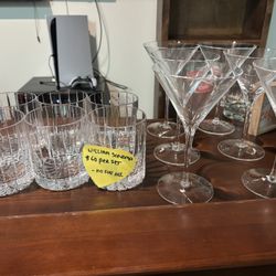 William Sonoma Bar Glasses