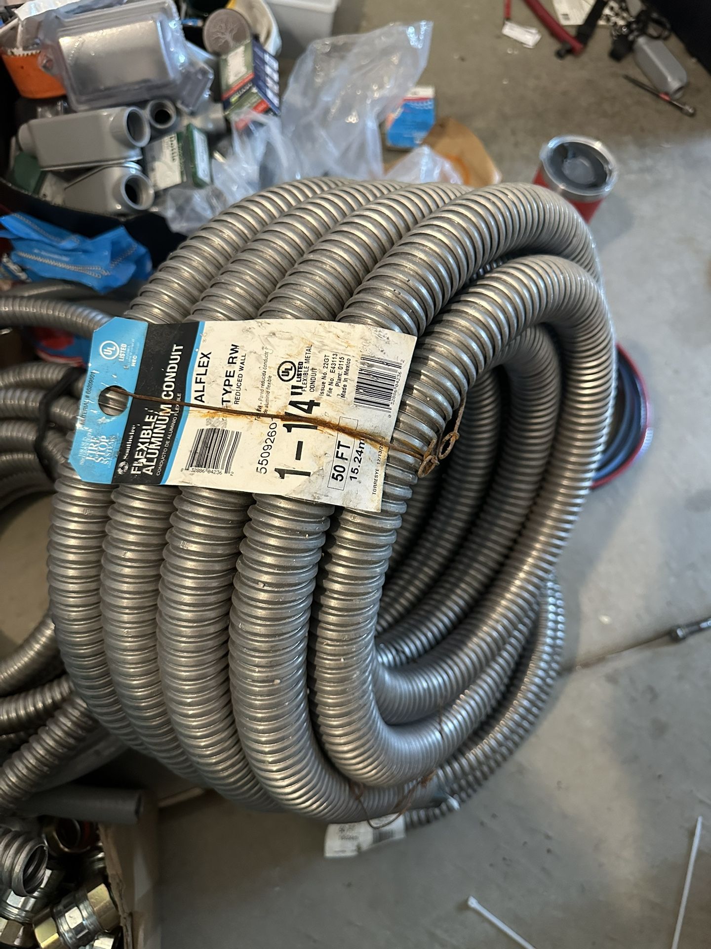 1 1/4” Aluminum Flex Conduit