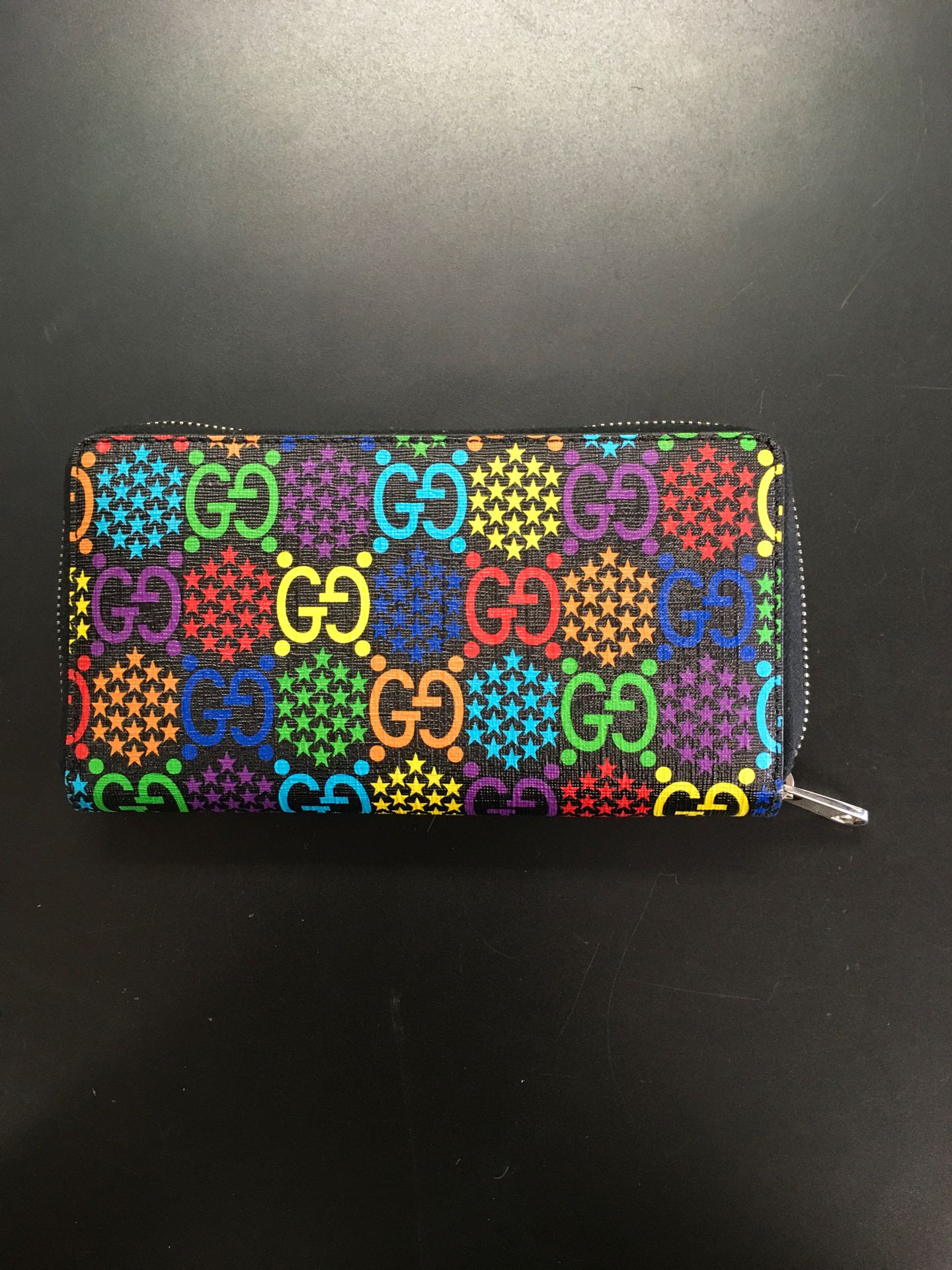 Gucci wallet psychedelic zippy