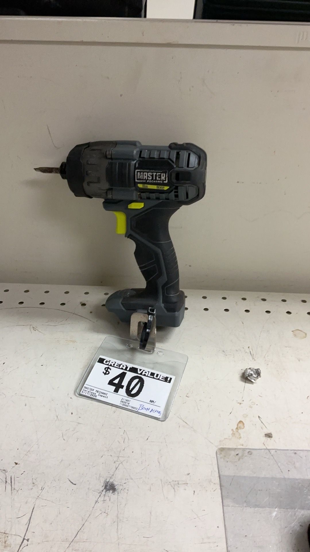 Master Mechanic Impact Drill