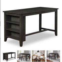 Dining Room Storage Pub Table
