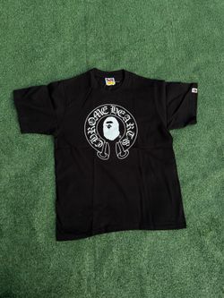 Small chrome x bape tee