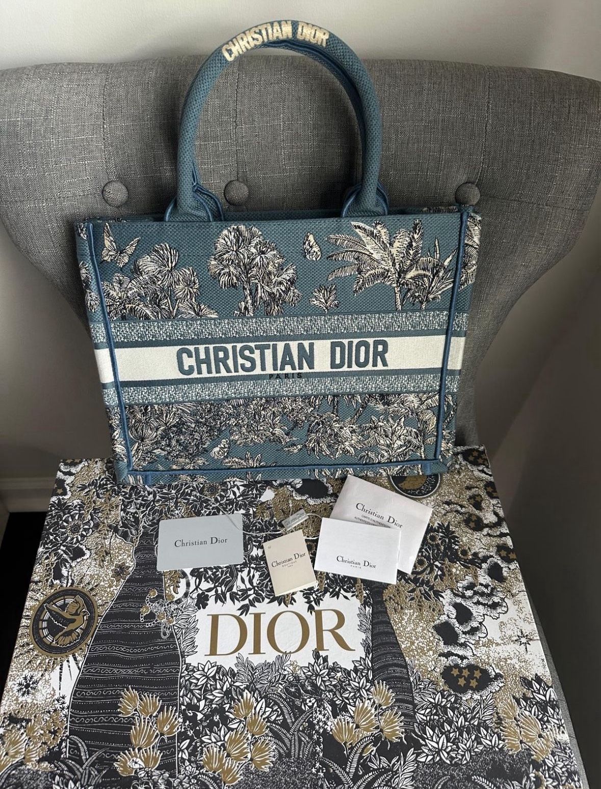 Luxury Embroidered Tote Bag