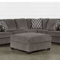 Devonwood 3 Piece Sectional with ottoman 