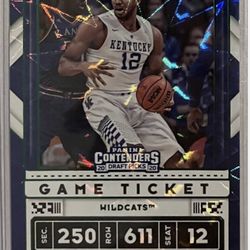 2020 Contenders Draft Picks KARL-ANTHONY TOWNS Game Ticket Green Explosion #36