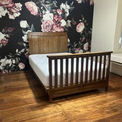 Queen Bed Frame / Dresser / Rarely Utilized Mattress 