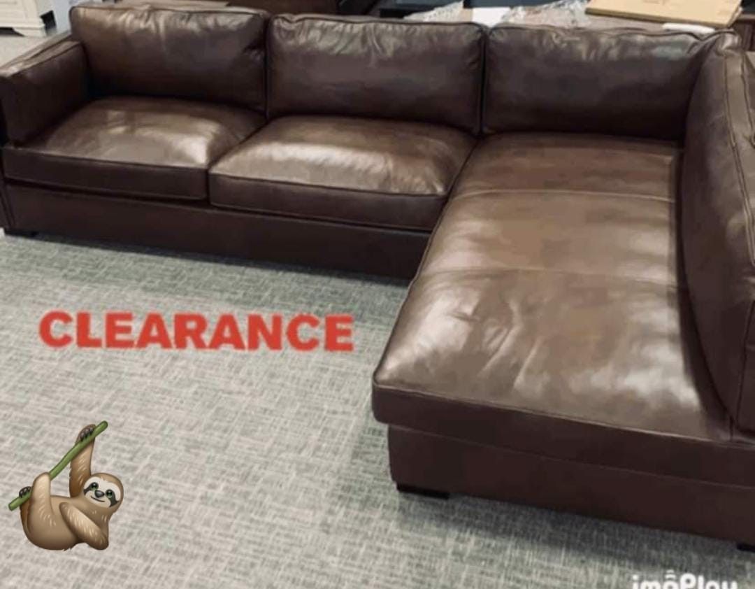 Ashley Real Leather Sectionals Sofas Couchs Finance and Delivery Available