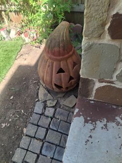 Big pumpkin decoration pot