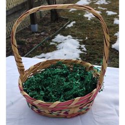 Vintage Traditional Easter Basket - Great Condition