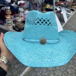 Cowgirl hat turquoise 