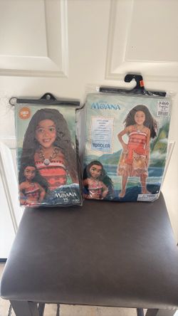 Moanna Costume (size 3-4)