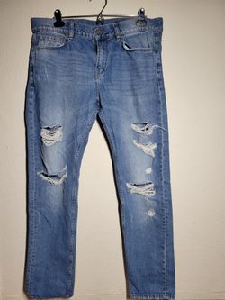 Men's H&M Slim Ripped Pants