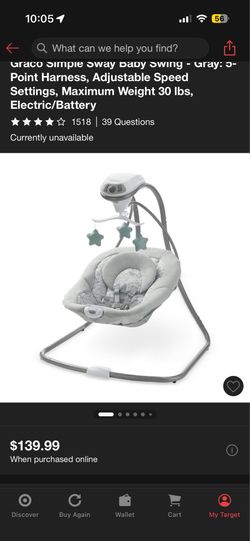 Graco swing