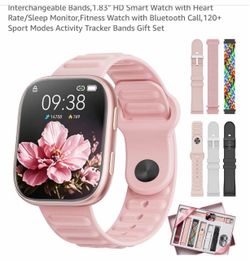 Smart Watch 1.83" Bluetooth Call + 7 Bands - New