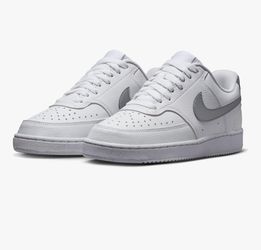 Nike Women’s Court Vision White/Silver Size 8.5