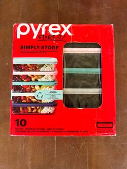 New Pyrex 10 Piece Glass Simply Store