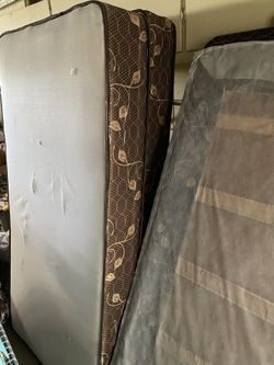 Twin Size Mattress With Box Spring.