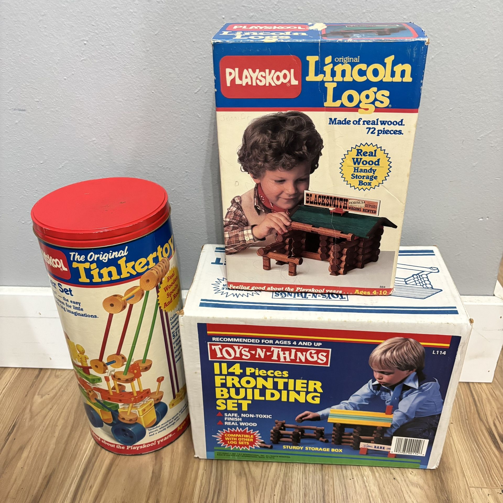 Lincoln Logs & Tinker Toys