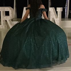 Emerald Green Quince Dress 