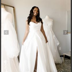 A Line Wedding Dress (Never Worn) Size US 12