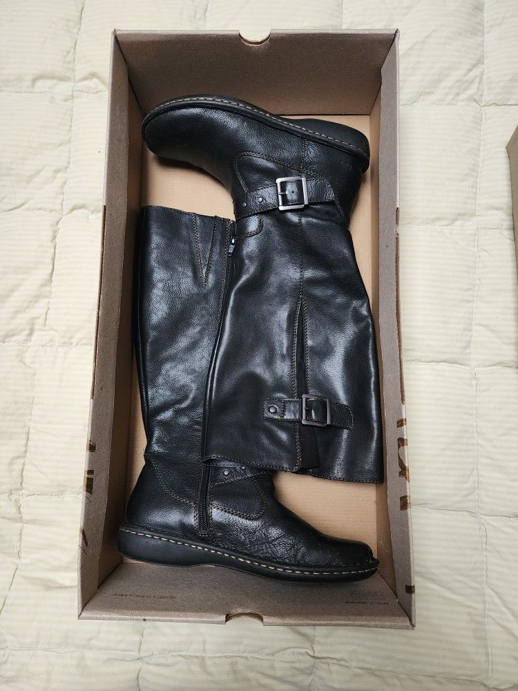 Women's BOC Black Leather Boots