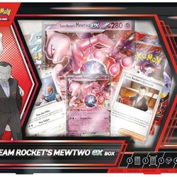 Team Rocket's Mewtwo EX Box 