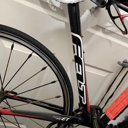 Bicycle duraceeno, carbon frame, topalino carbon wheels