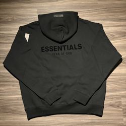 Black Essential Hoodies