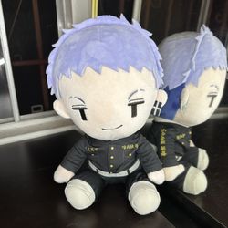 Takashi Mitsuya BIG Plush Toy Tokyo Revengers Stick eyes ver Taito Rare 13”