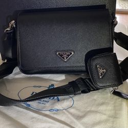New Prada Cross Body Black Bag