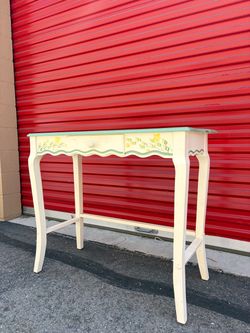 Vintage Hand-Painted Writing Desk