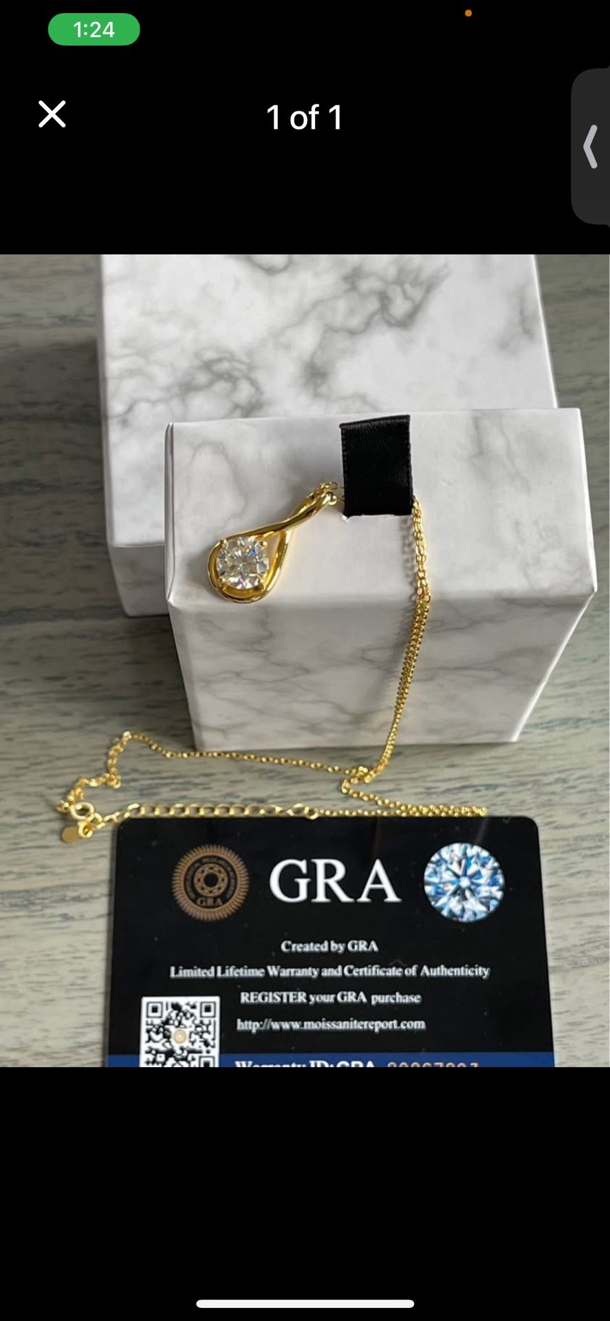 2 Carrot Diamond Necklace