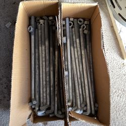 5/8x14 Inch Anchor Bolts (HDG) 