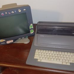 Brother Whisper Writer Vintage Word Processor With Monitor 