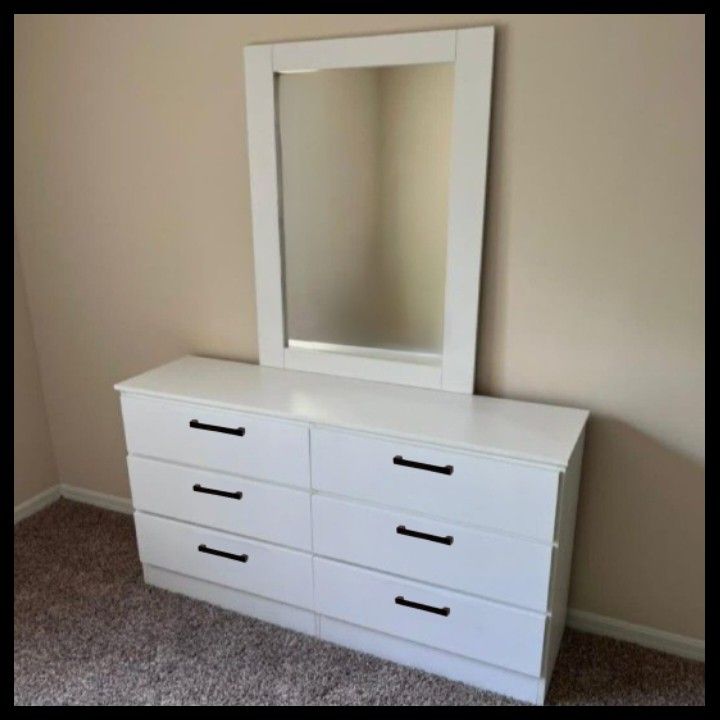 NEW DOUBLE DRESSER WITH MIRROR 🛠️ ASSEMBLED