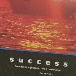 Success - Successories Poster with frame