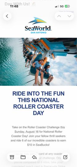 4 seaworld San Antonio tix