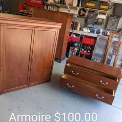 Armoire Entertainment Center Hutch