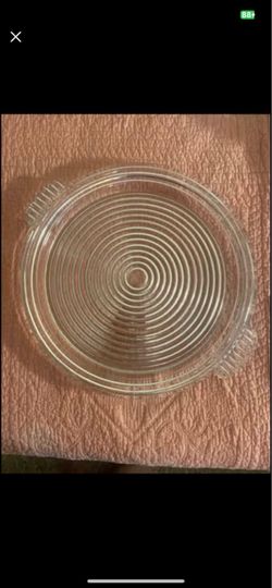 Vintage Anchor Hocking Manhattan sandwich tray / cake plate 16”, perfect