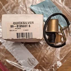 Outboard Motor Fuel Solenoid