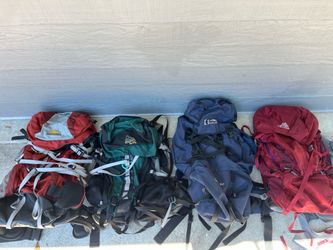 Hiking backpacks