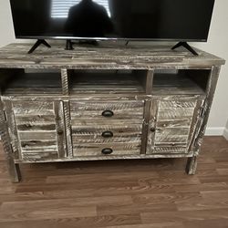 Tv Stand Two Night Stands Lamps 