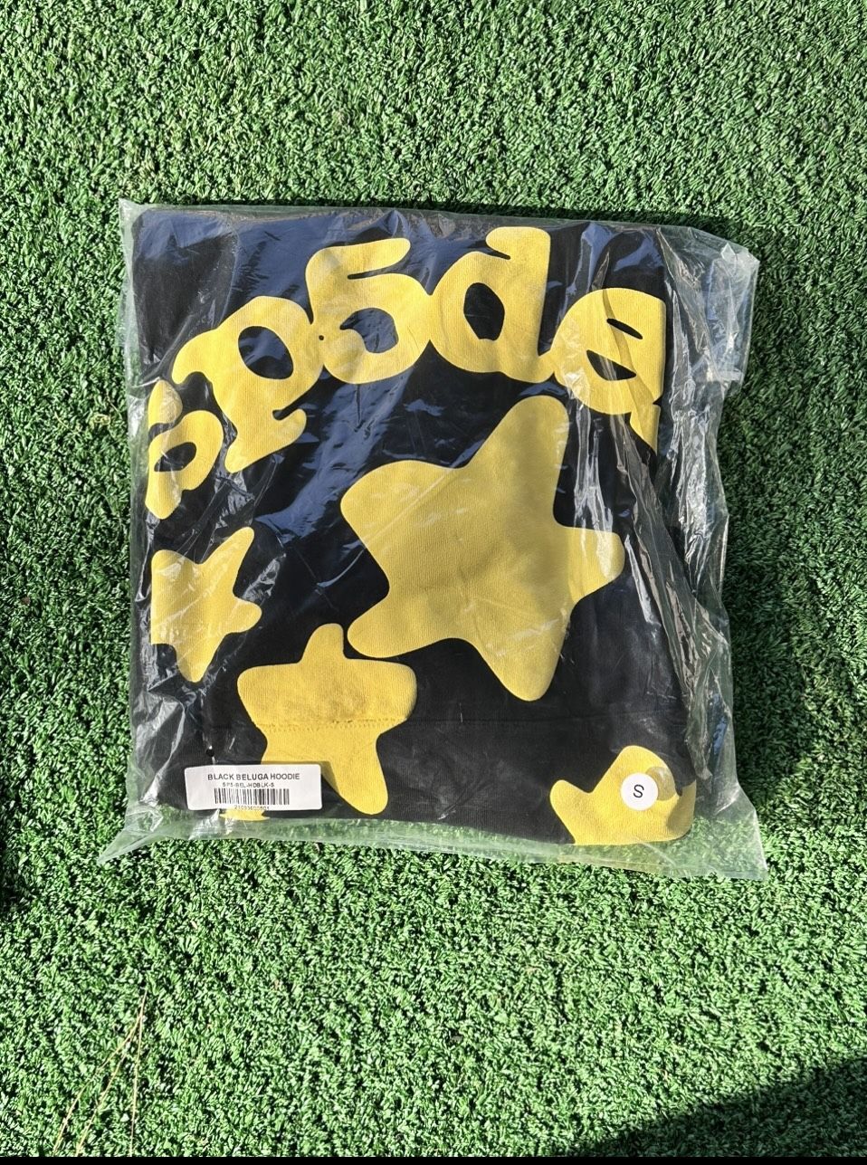 Sp5der Beluga Hoodie “Onyx/Yellow”