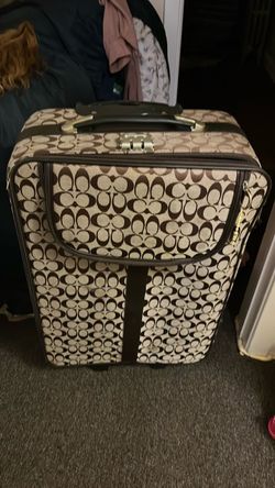 Coach Signature Rolling Luggage Suitcase
