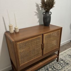 Minsmere 2 Door Cabinet Brown - Threshold Versatile Storage Interior Shelves 