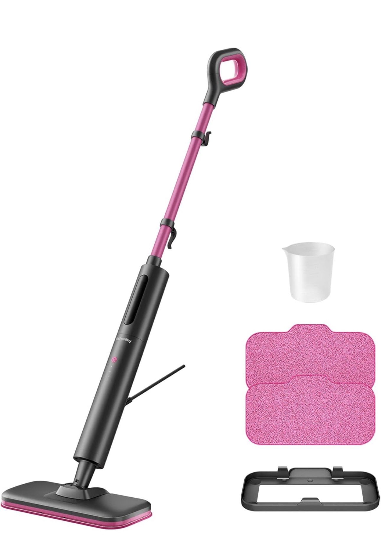 Steam Mop Cleaner Powerful - 15s Fast Heat-Up, Chemical-Free for Hardwood/Tile/Laminate & Floors/Walls, Washable Pads, 3 Modes for Carpet, Lightweight