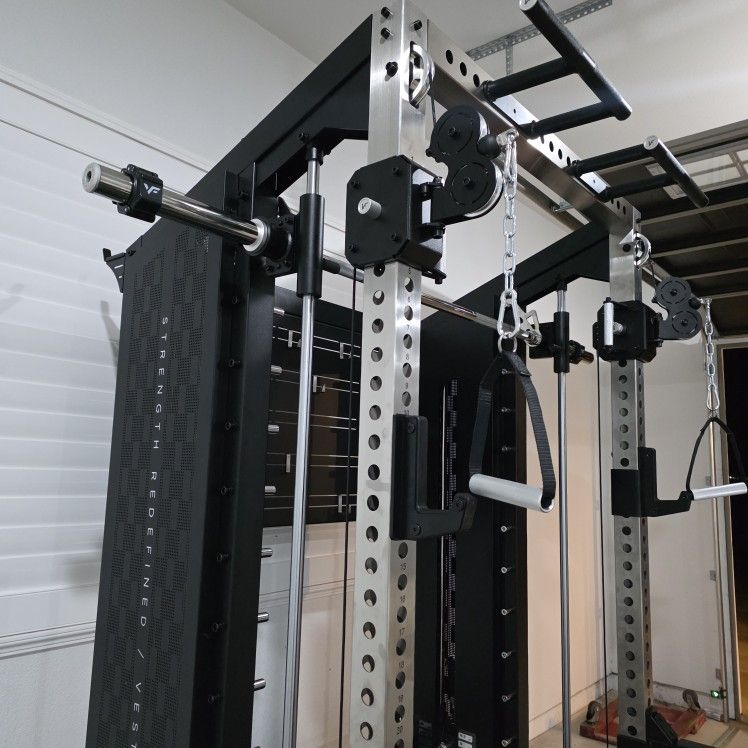 🔥NEW Vesta Pioneer 3in1 | Functional trainer | Squat Rack | Smith Machine | 200lbs weight stack | Gym Equipment | Commercial Grade | FREE DELIVERY 🚛