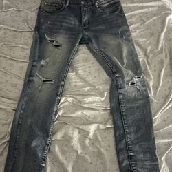 purple jeans size 32 