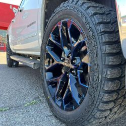 22x9 6x139 Snowflake Rines Y Llantas 33/1250/22 MT