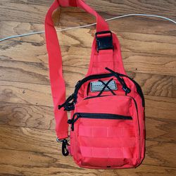 Red Shoulder Bag For Small Carry 